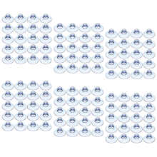 100Pcs Transparent Suction Cups, for Outdoor, Kitchen,Window 20Mm