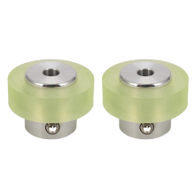 100Mm Aluminum Polyurethane Industrial Encoder Wheel Measuring Wheel