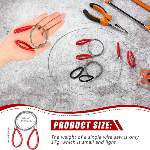 2 Pcs PVC Pipe Cable Saw Hand Pocket String Rope Saw Cutting Tool 2