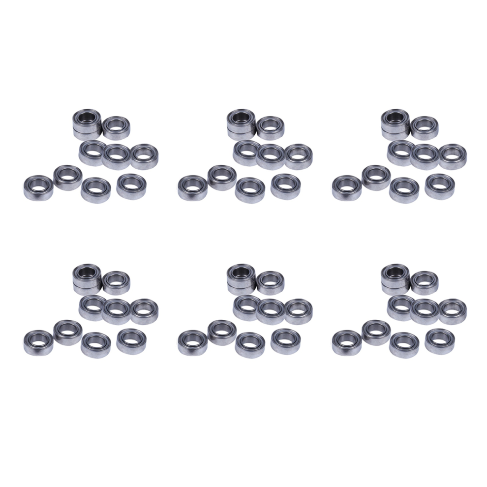 10Pcs Miniature Sealed Metal Ball Bearing Model: Mr95-Zz 5X9x3mm Silver 4713001652548
