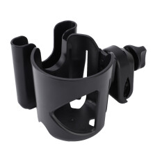 2 in 1 Stroller-Cup-Handyhalter einstellbar 360 Grad Rotation Universal Trink-Cup-Halter für Kinderwagen