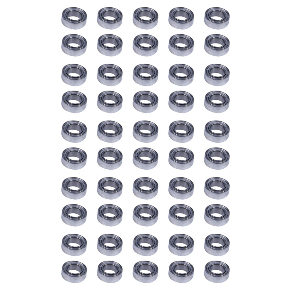 10Pcs Miniature Sealed Metal Ball Bearing Model: Mr95-Zz 5X9x3mm Silver 4713001674953