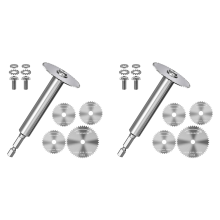 1/4 Inch Hex PVC Plumbing Internal Pipe Cutter Set (32mm x3, 44mm x1)