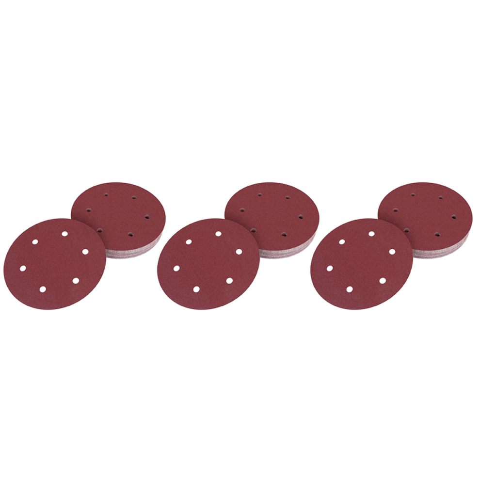 30Pcs 225Mm Sanding Discs 120 Grit Hook And Loop Sand Paper Pad 4713001652197