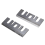 2pcs HSS Electric Hand Planer Blades for F20A 2