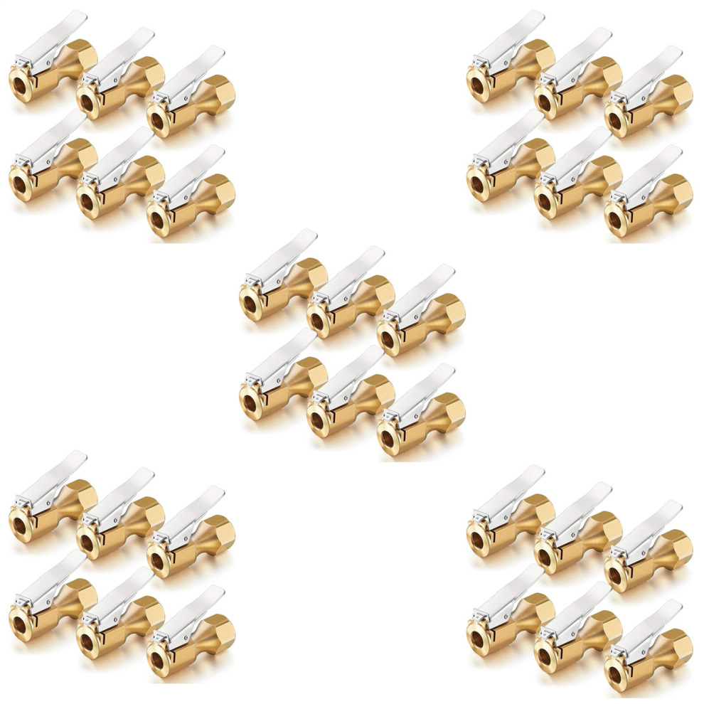 30 Pieces Brass Air Chuck For Tire Inflator Gauge Compressor 4713001663186