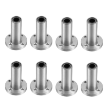 4PCS 8mm LMF8LUU Long Type Round Flange Coupling Linear Bearing