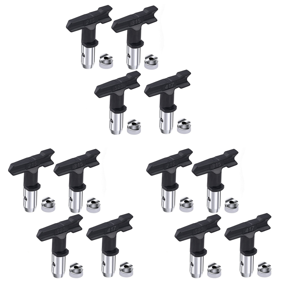 4Pcs Airless Paint Sprayer Nozzle Tips, Parts(215,315,417,523) 4713001663582