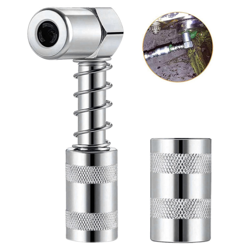Grease Nozzle Adapter - Accessory 90 Degree Grease Coupler Adapter 2