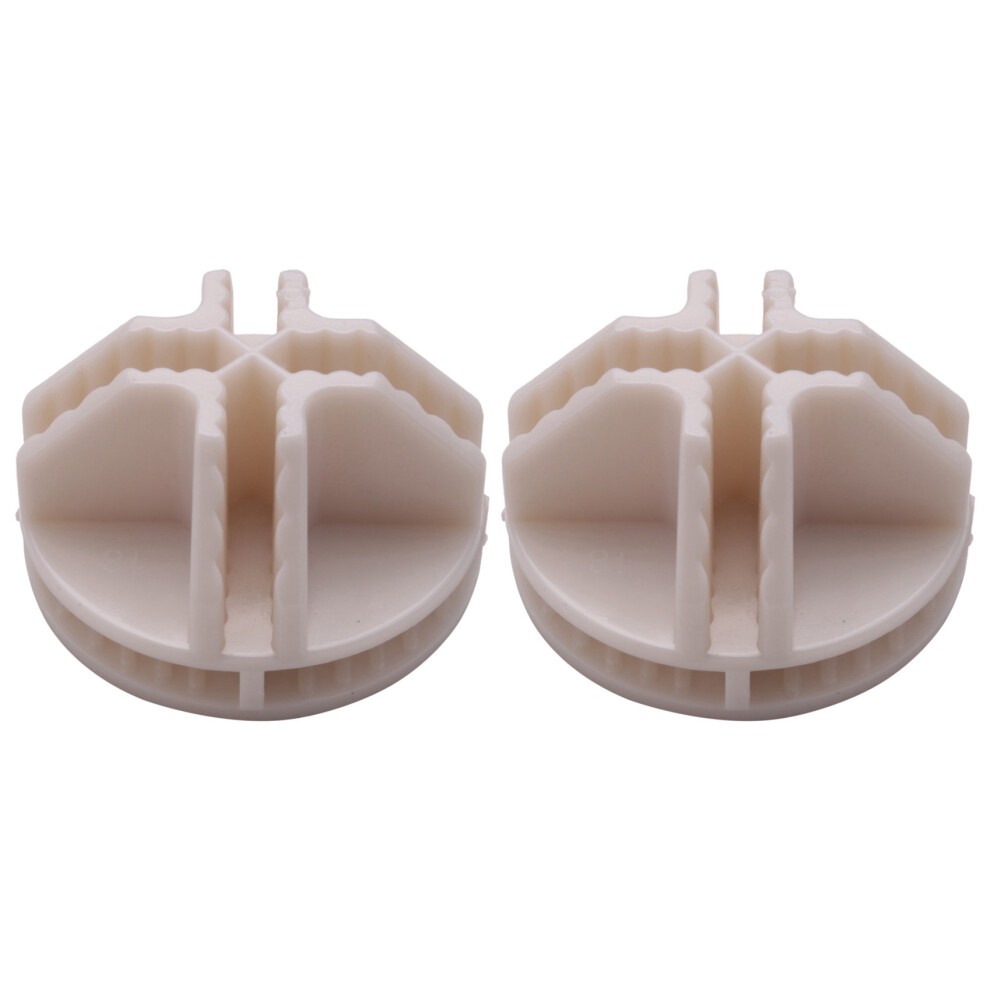20 Pcs Grid Cube Connector Abs Connectors For Wire Shelving (White) 4713001665081