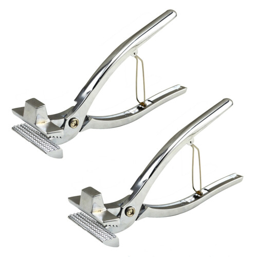 2X Chrome Canvas Stretching Pliers for stretcher bars framing tool