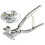 2X Chrome Canvas Stretching Pliers for stretcher bars framing tool 2