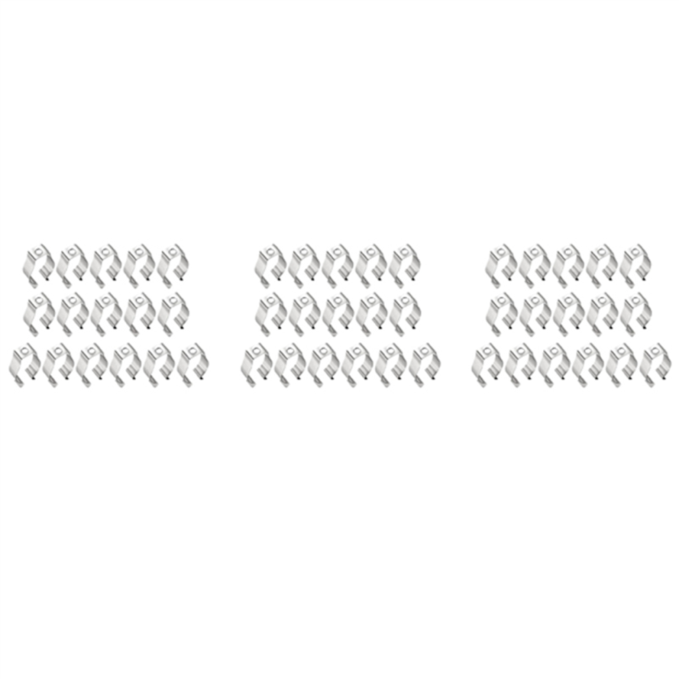 120Pcs T8 Light Bulbs U Clips Holder Fluorescent Tube Lamp Bracket 4713001663940