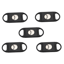 Oval-Shaped Cigar Cutter, Double Cut Blade