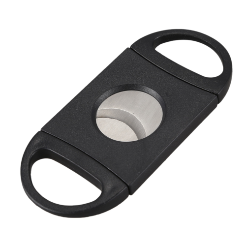 Oval-Shaped Cigar Cutter, Double Cut Blade 1