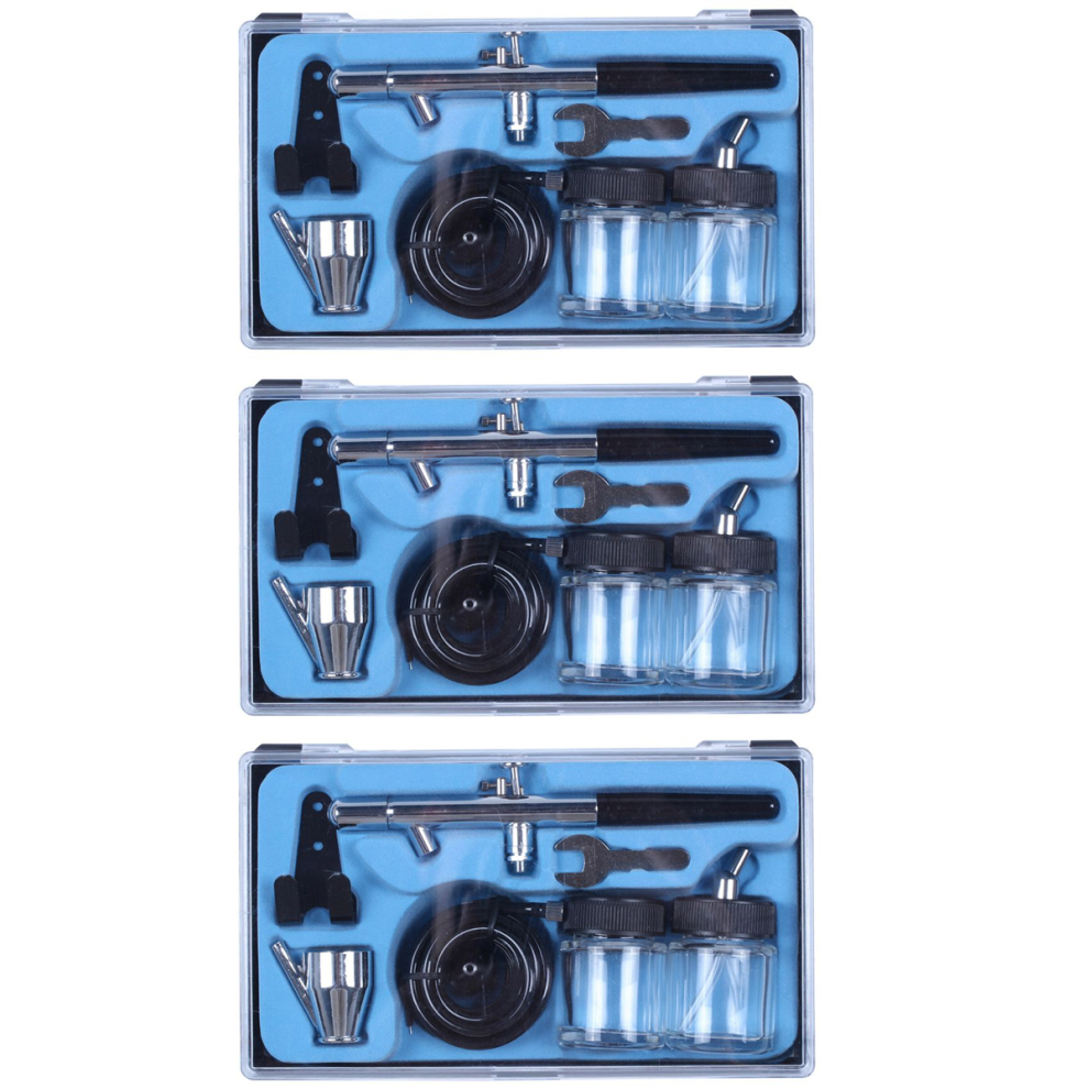 Siphon Feed Dual Action 0.35Mm Airbrush Kit Tool Art Painting 4713001654825