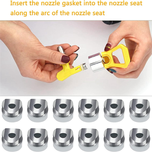 Airless Tip Seals for Airless Paint Nozzle Gasket (12 Pcs) 2