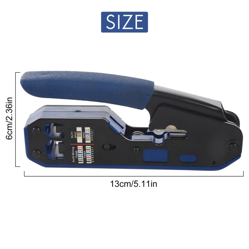 Cable Stripping Plier For Rj45 Cat6 Cat5e Cat5 Rj11 Rj12 Connector 4713001665272