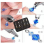 8PCs Mini Pliers Set,Diagonal Nose Wire End Cutting Cutter Plier 7