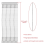 6 Inch 20 Pcs Replacement Blades Set for Wood,Plastic, Rubber, 4