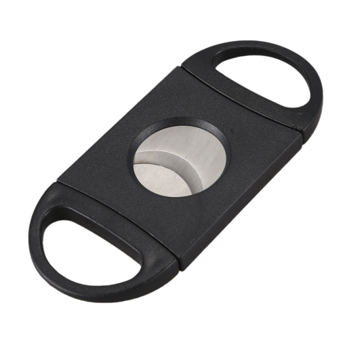 Oval-Shaped Cigar Cutter, Double Cut Blade 1