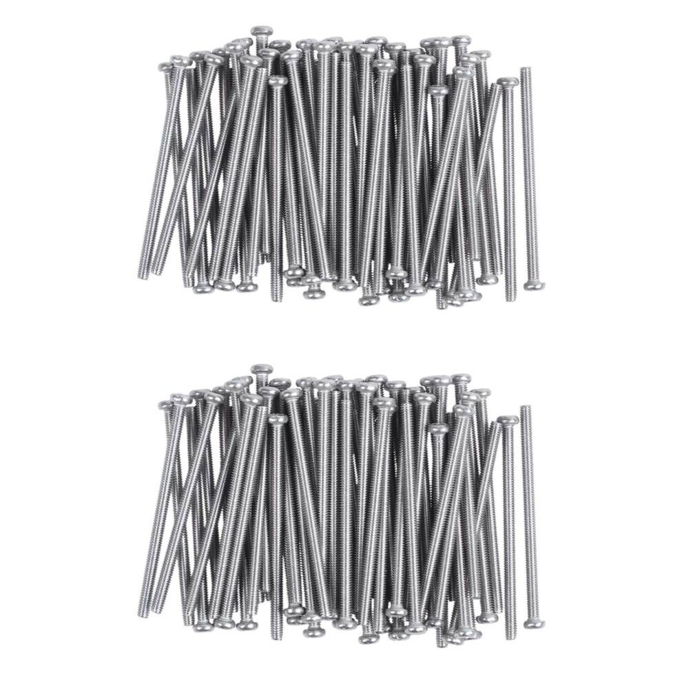 M2.5 X 40Mm 304 Stainless Steel Round Head Screws Bolt 60Pcs 4713001679019