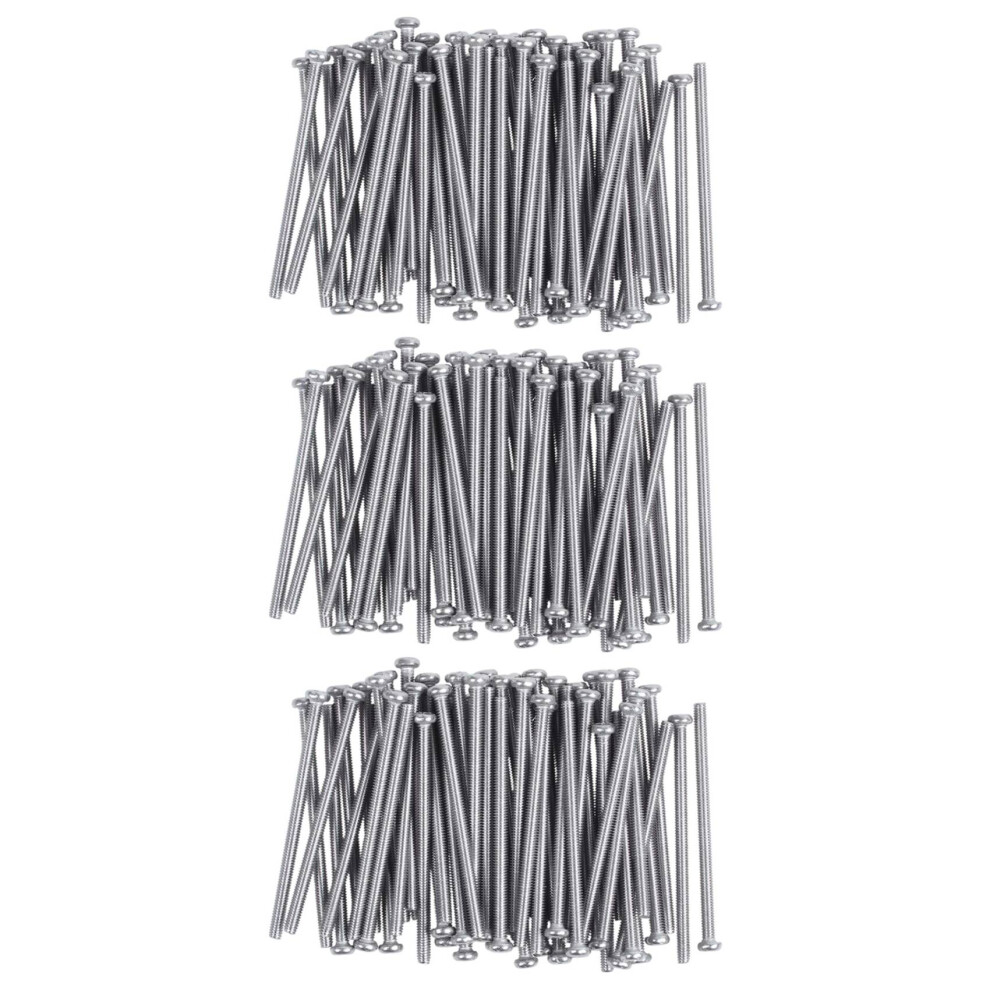 M2.5 X 40Mm 304 Stainless Steel Round Head Screws Bolt 60Pcs 4713001666538