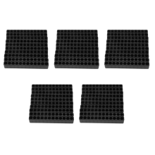 10pcs 12-Hole Screwdriver Bit Holder Black For Six Angle 6.35mm