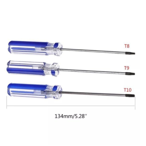 T8/T9/T10 Tamper Proof Screwdriver Security Torx Driver Disassembly