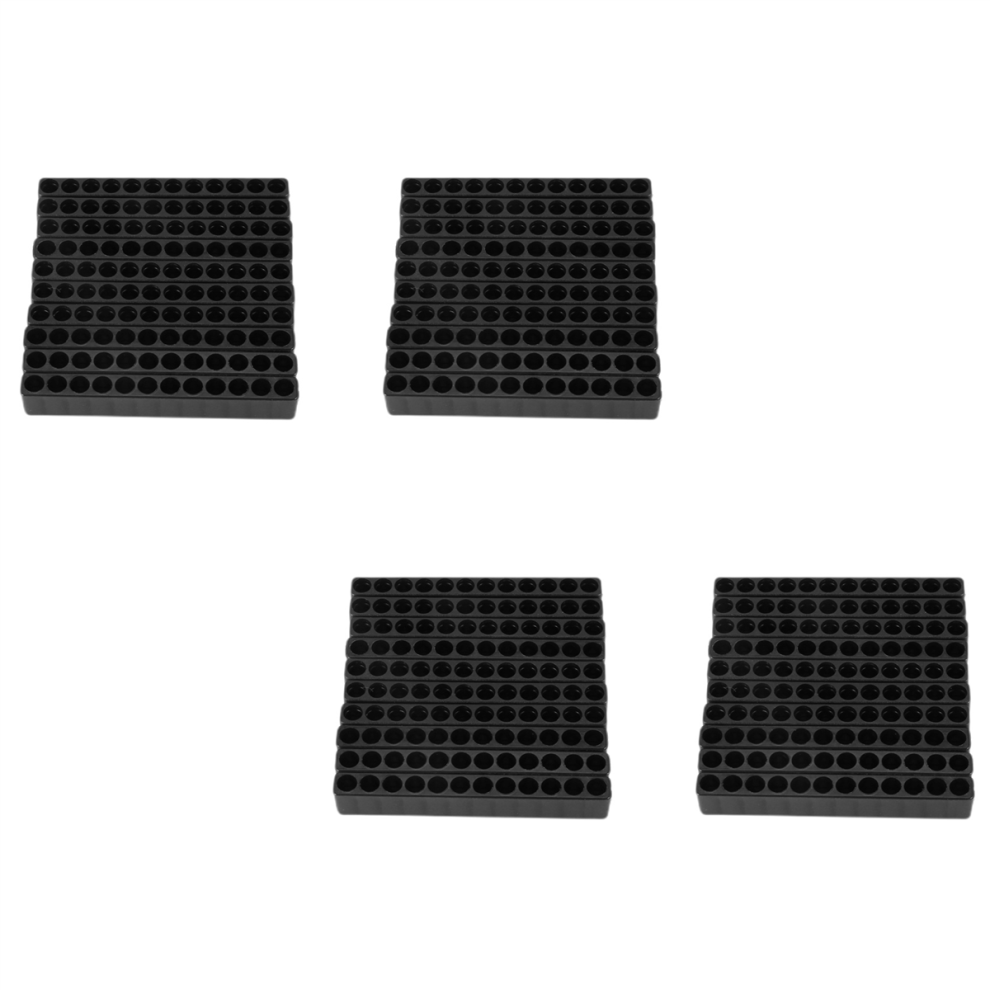 10Pcs 12-Hole Screwdriver Bit Holder Black For Six Angle 6.35Mm 4713001665821