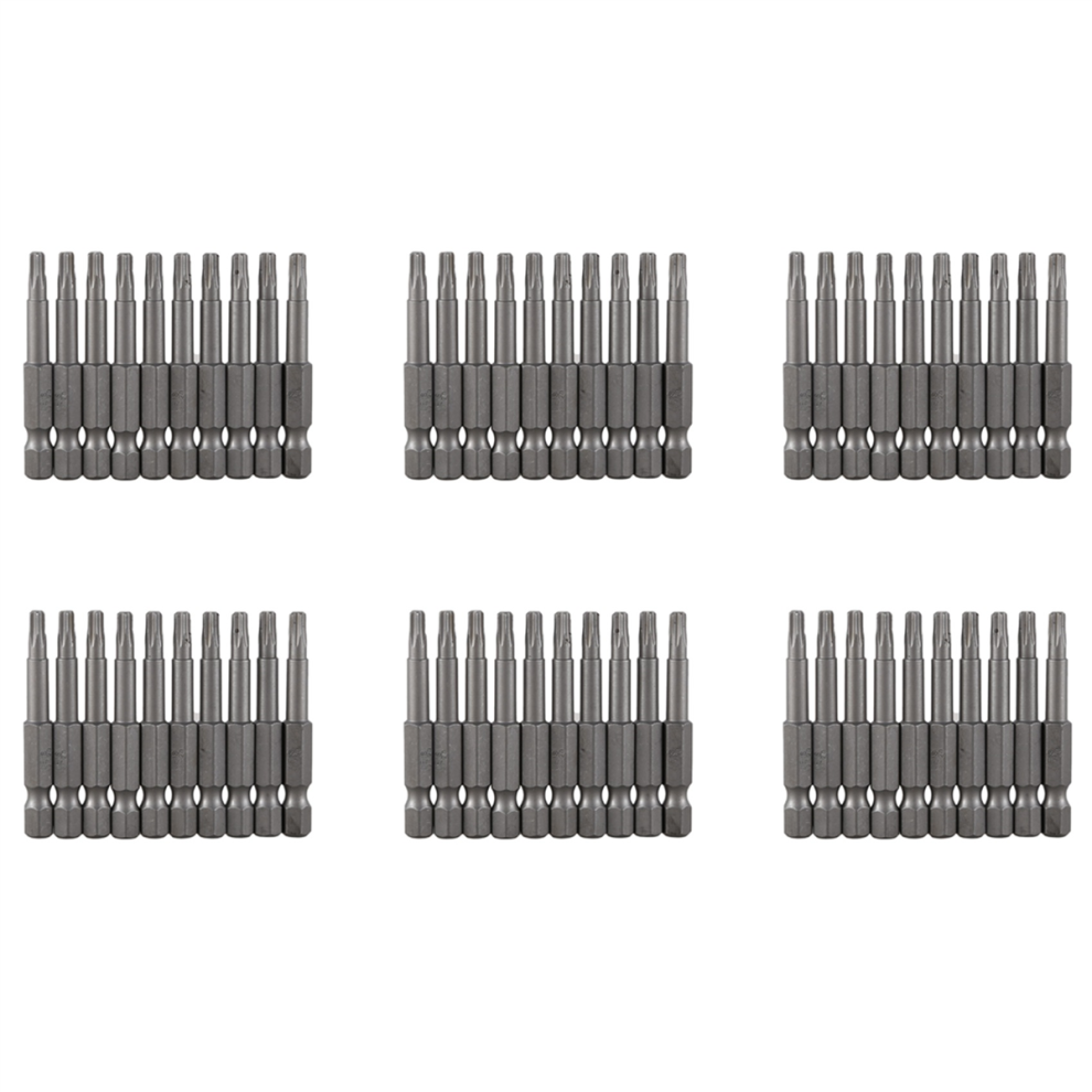 6.3Mm Hexagon Shank 4Mm T20 Magnetic Tip Torx Screwdriver Bits 10 Pcs 4713001666286