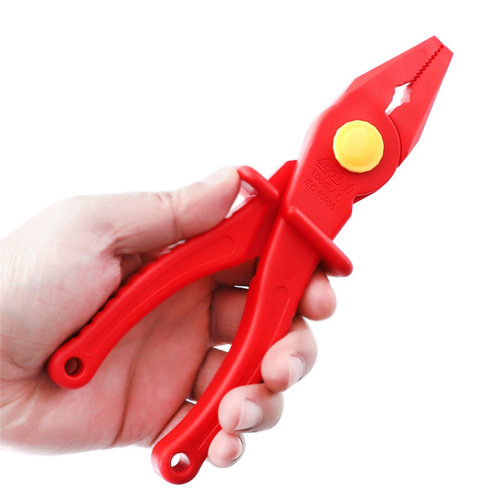 Insulated Electrician Plastic Pliers 1000V Insulated for Hand Tools 1