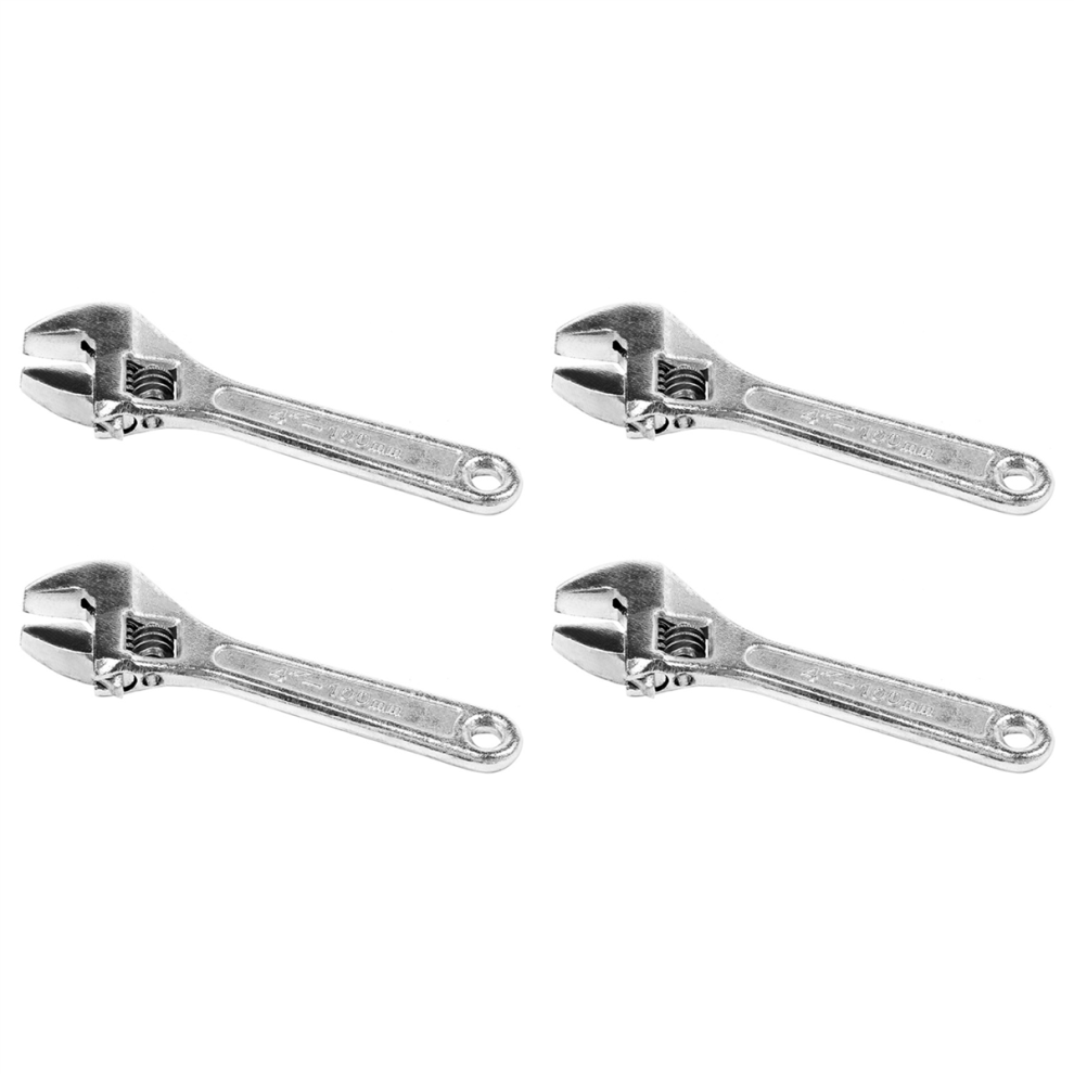 4 Inch 100Mm Mini Size Metal Adjustable Spanner Wrench 4713001667108