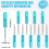 100 PCS Mini Slotted Screwdriver, 2.0mm Flat Head 45mm Length 4