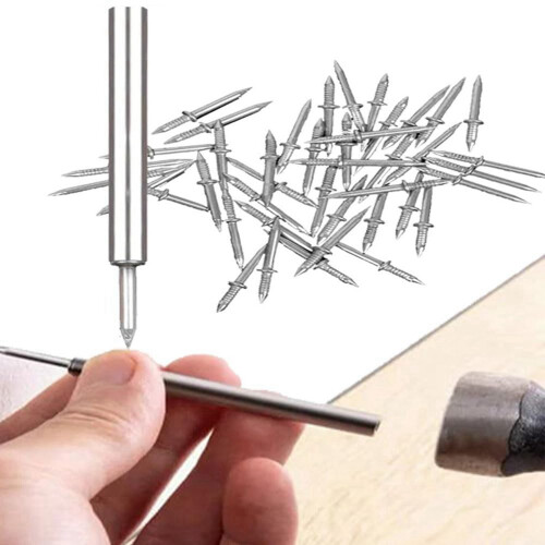 100Pcs Double-Head Skirting Thread Seamless Nail, Seamless Nail 2