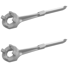 Aluminum Drum Plug Wrench for Opening 10 15 20 30 50 55 Gallon Drums