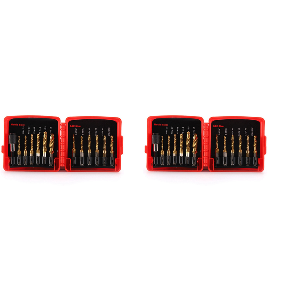 13Pcs Sae And Metric Tap Bits Kit 4713001668440