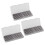 30Pcs Reversible High Speed Steel Planer Blades 82mm x 5.5mm 1
