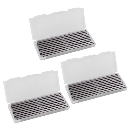 30Pcs Reversible High Speed Steel Planer Blades 82mm x 5.5mm