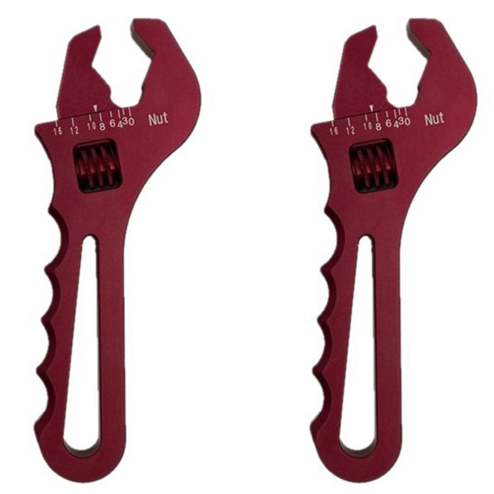 Aluminum Wrench Hose Fitting Tool Aluminum Spanner An3-An16 - Red 4713001667405
