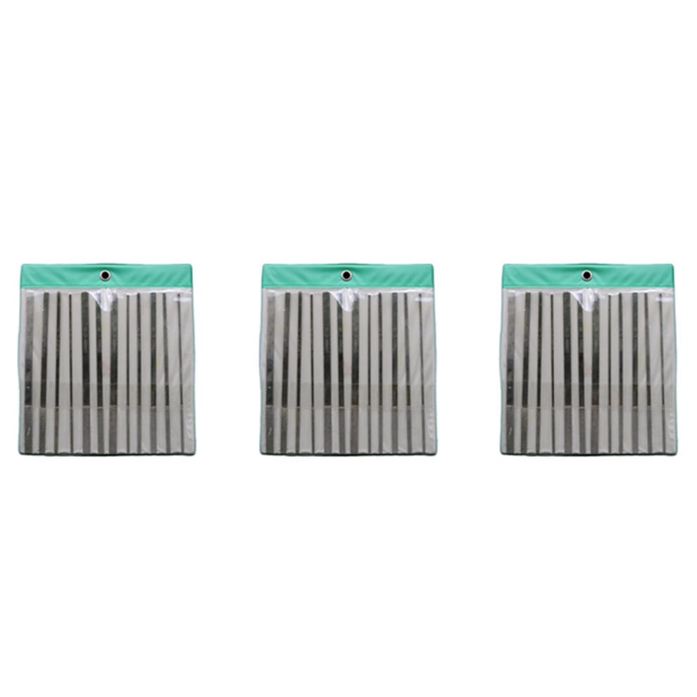 Needle File for 12 Pcs of 180mm Taper Diamond File -400 Die Sinker