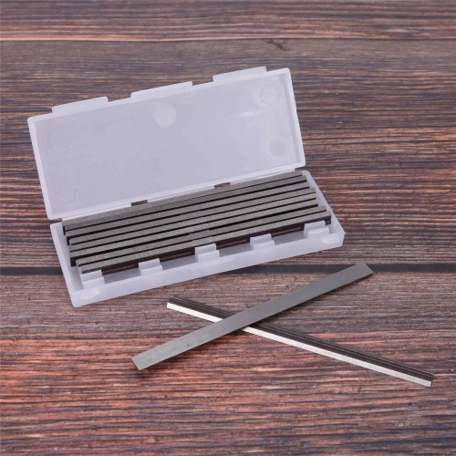 10Pcs Reversible High Speed Steel Planer Blades 82Mm X 5.5Mm 2