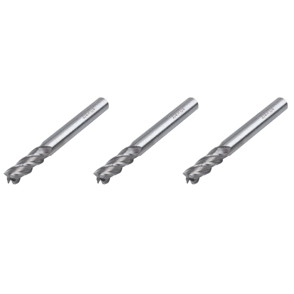 End Mill Router Bit 4 Flute 1/4" Shank 1/4" Diameter 4713001668600