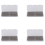 10Pcs Reversible High Speed Steel Planer Blades 82Mm X 5.5Mm 1