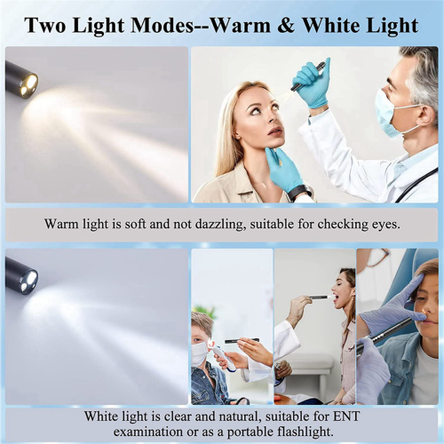 Rechargeable Pen Light with Pupil Gauge LED Penlights 2