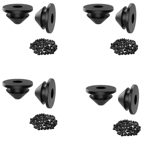100PCS Cable Railing Rubber Grommets for 1/8In 5/32In 3/16In Cables
