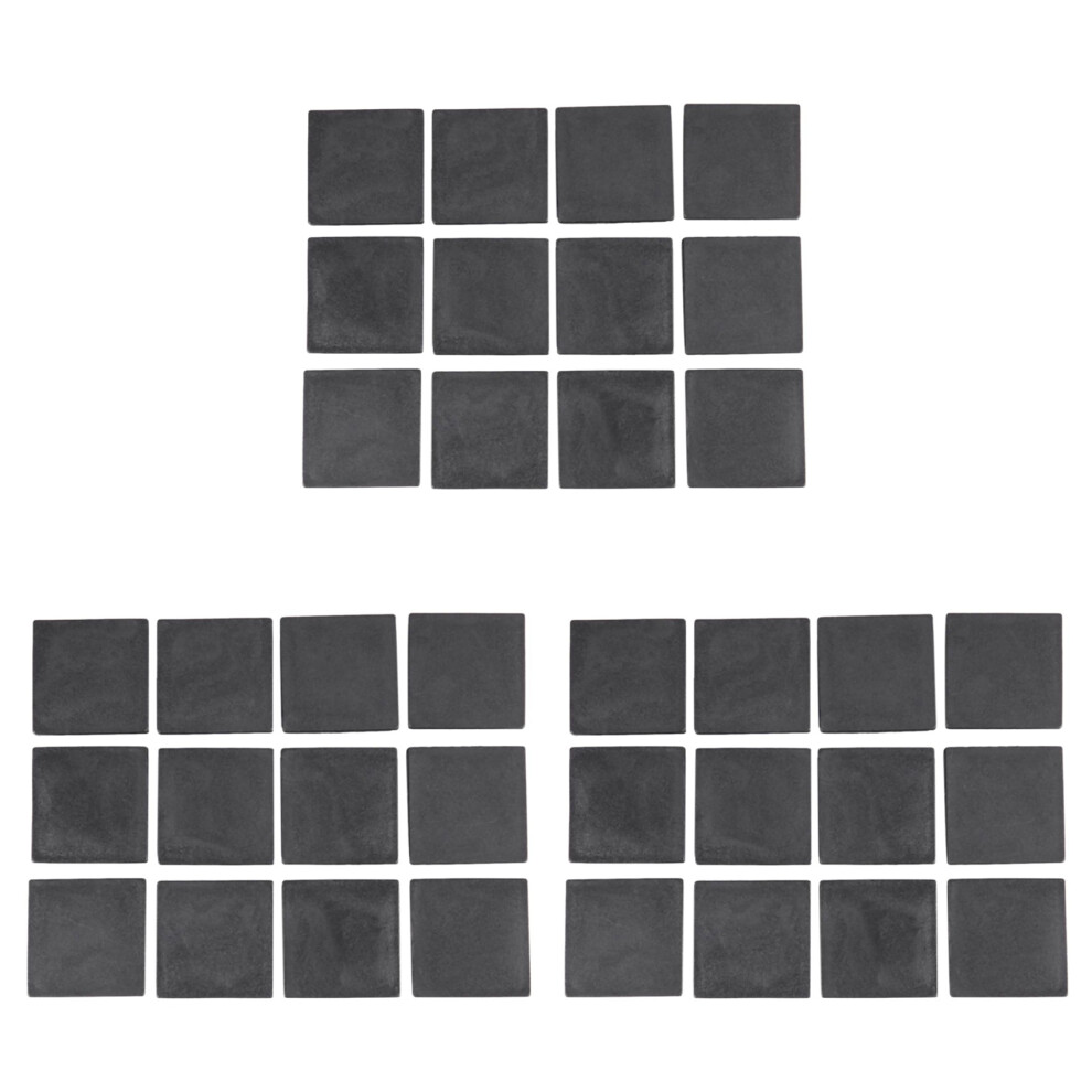 50Mm X 50Mm Plastico Cuadrado Tapa Tubo Plaquitas 12 Piezas 4713001680671