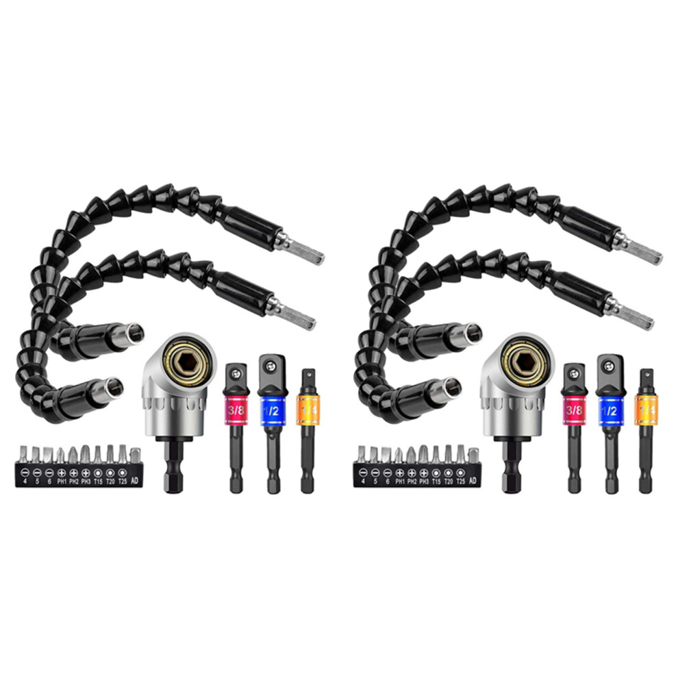 Flexible Drill Extension Hex Shank Drill Nut Driver Bit Set 4713001682675