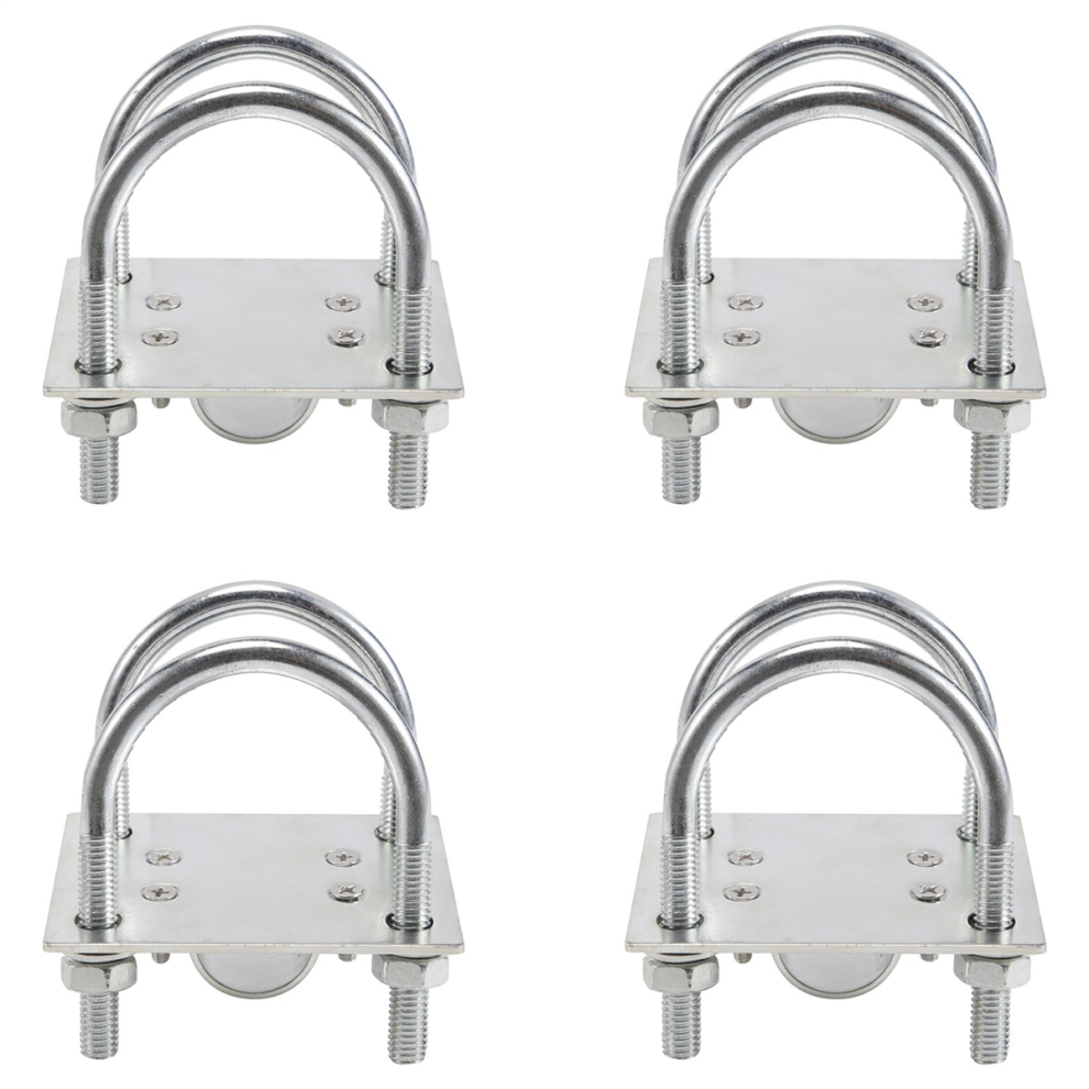 Antenna Mast Clamp Bracket With U-Bolts Anti-Rust Clamp Panel 4713001681852