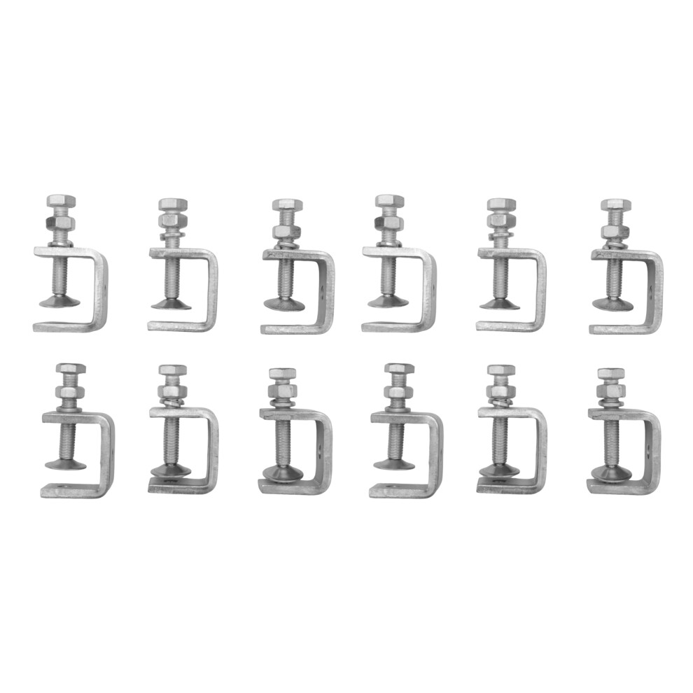 6Pcs C Clamps,U Clamps For Metal Working, Small Desk Clamp 4713001681210